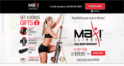 Desktop Screenshot of maxiclimber.com